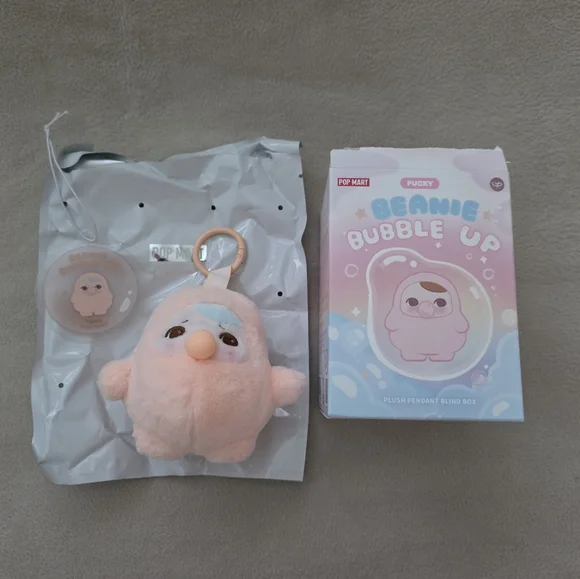 🧡Authentic Pop Mart, Pucky Beanie Bubble Up Angry Bubble - Picture 4 of 7